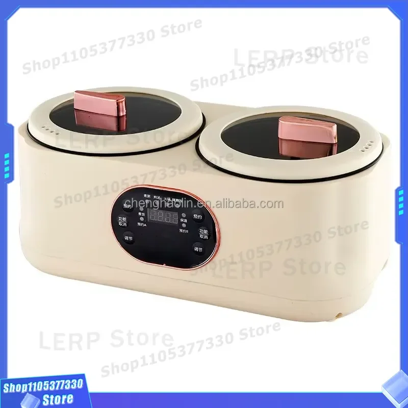 6L Stainless Steel Rice Cooker Digital Display Electric Steamer Large Capacity Portable Household Kitchen Appliance Easy