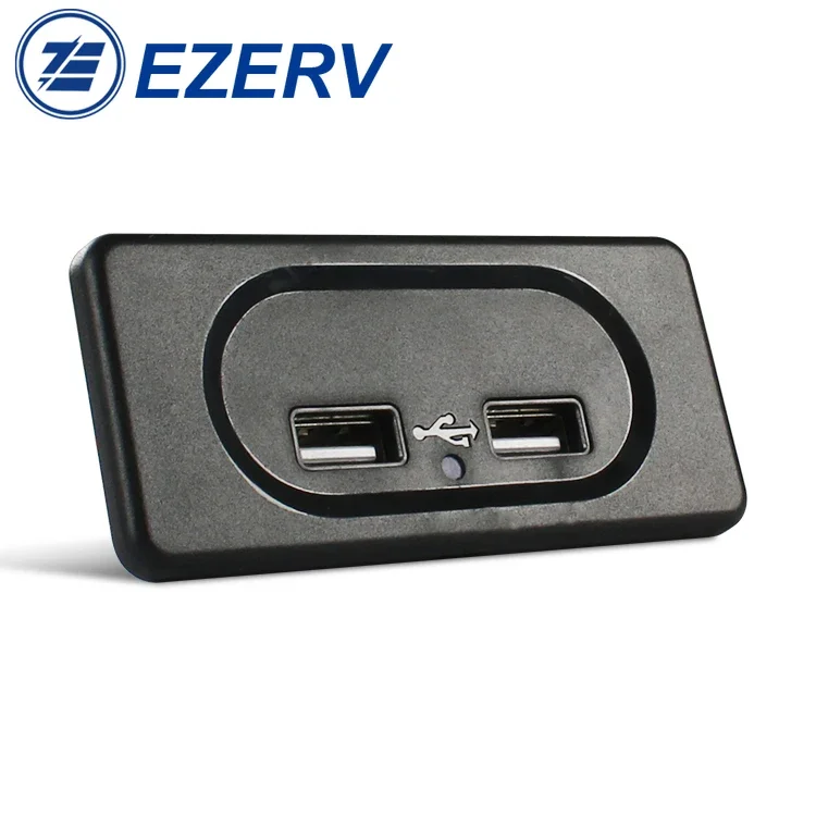 Dual USB Charger Socket Adapter Power Outlet 3.1A for Car Boat Marine Truck ATV Mobile 12/24V  Phone car accessories