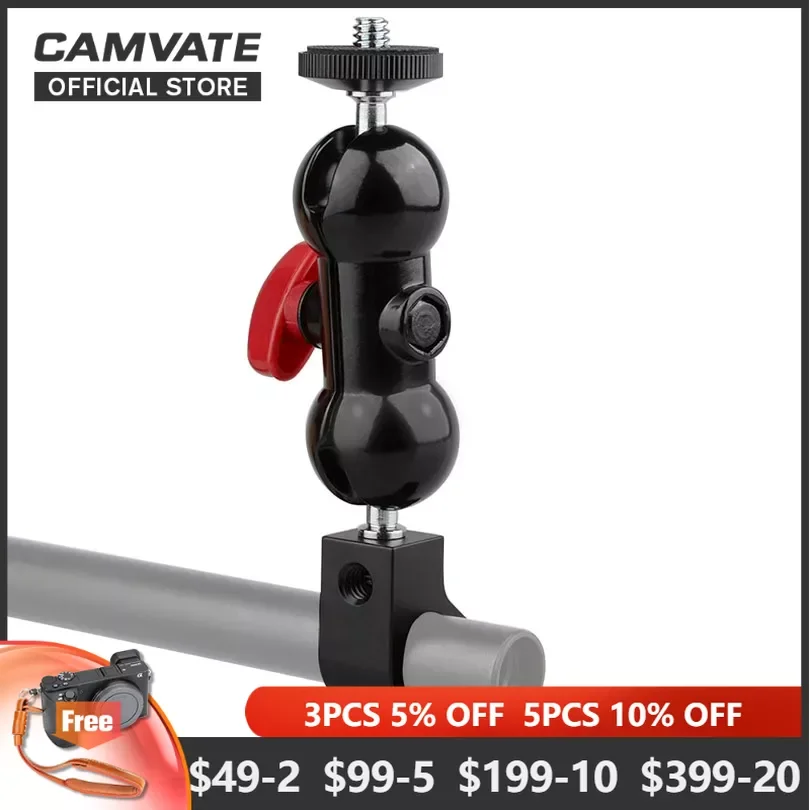 CAMVATE 360° Swivel Ball Head With 1/4