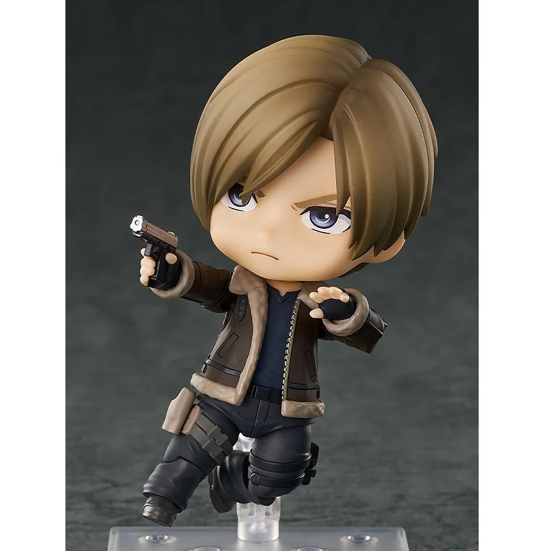 Leon Scott Kennedy Figur 10 cm Q Version Niedliche PVC Actionfigur Amine Geburtstagsgeschenk Sammlerfigur Aixlan # 2337