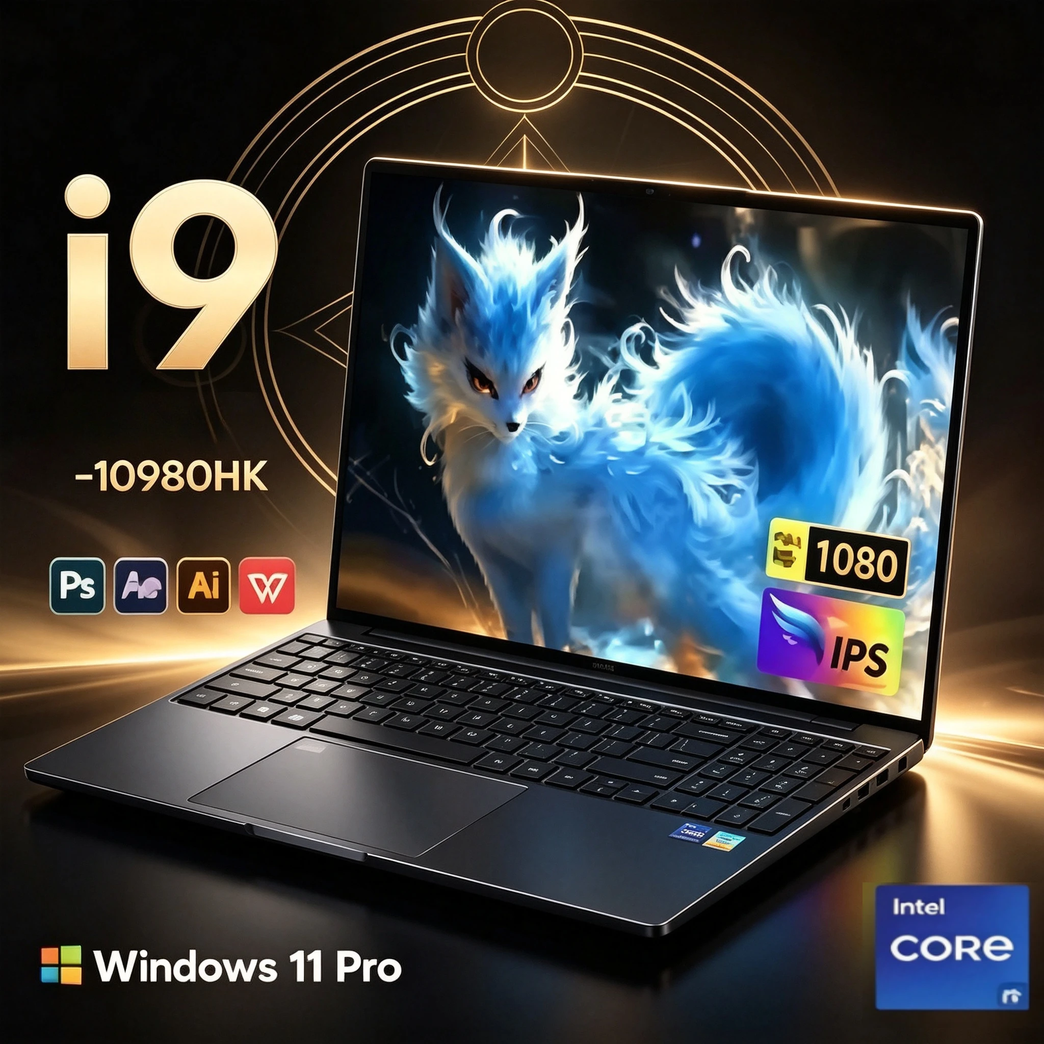 Portátil Gaming 15.6 i9 32GB RAM