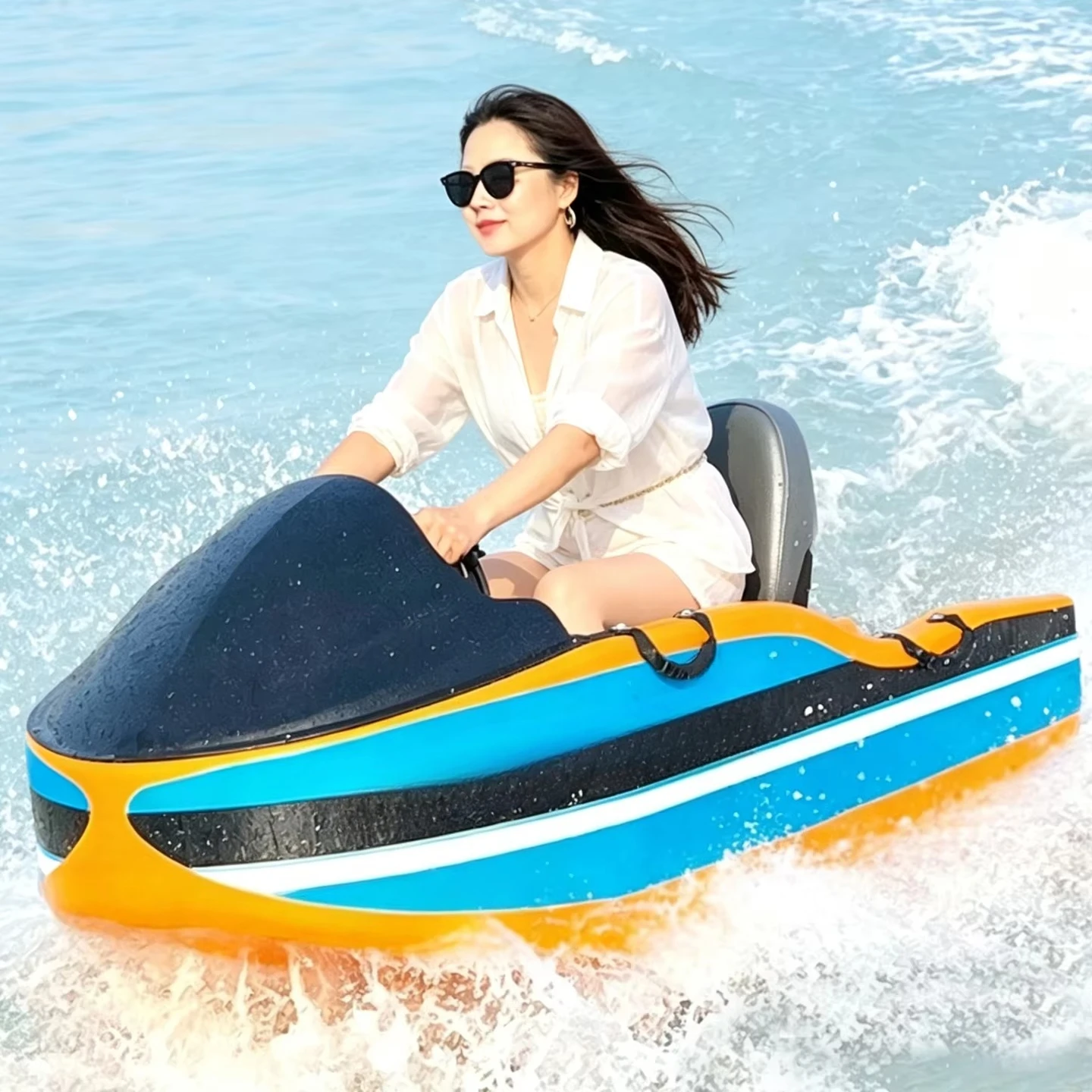 Water F1 Single Seat Kart Boat Jet Propulsion Stable Shock Absorption Lake Recreation Equipment Factory Direct OEM