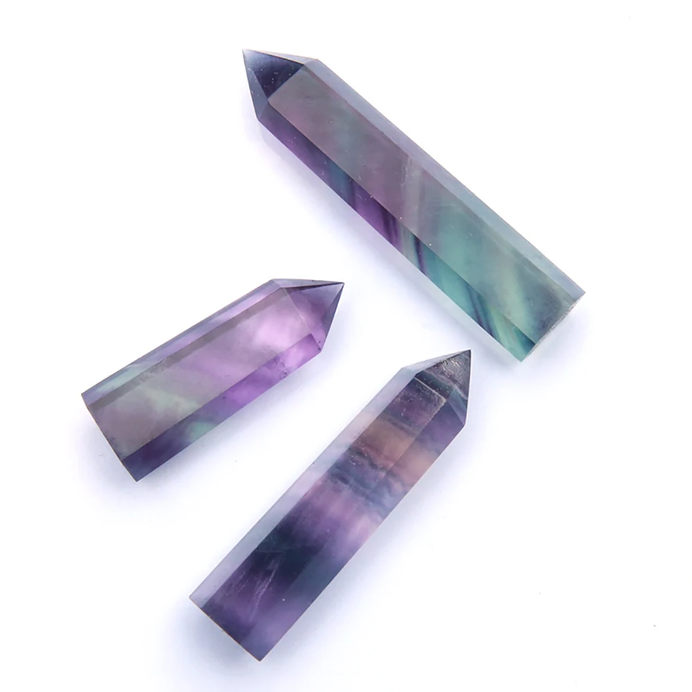 Natürliche Stein und Kristalle Punkt Zauberstab Hexerei Rosenquarz Amethyst Home Decor Mineral Reiki Heilsteine Handwerk Raumdekoration – Detail 17