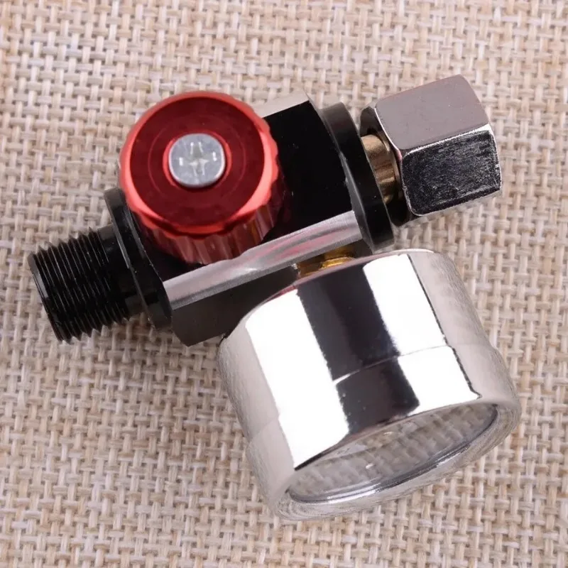 Vepart 1pcs รถ Air Regulator เครื่องวัดความดันเครื่องมือ Fit สําหรับ Devilbiss Iwata 0-140 PSI ใหม่