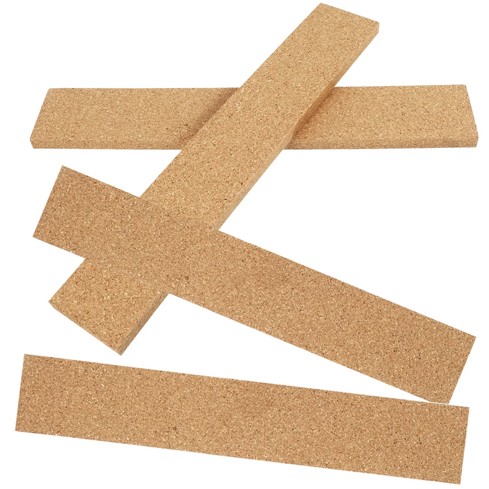 3 Pcs Adhesive Cork Strips Board Office Supplies Memo for Home Bulletin Natural Frameless