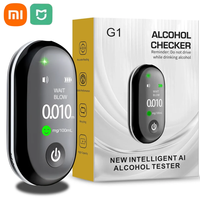 Xiaomi Mini Portable Digital Breath Alcohol Tester Professional Breathalyzer With LCD Display Electronic Alcohol Tester 2025 New