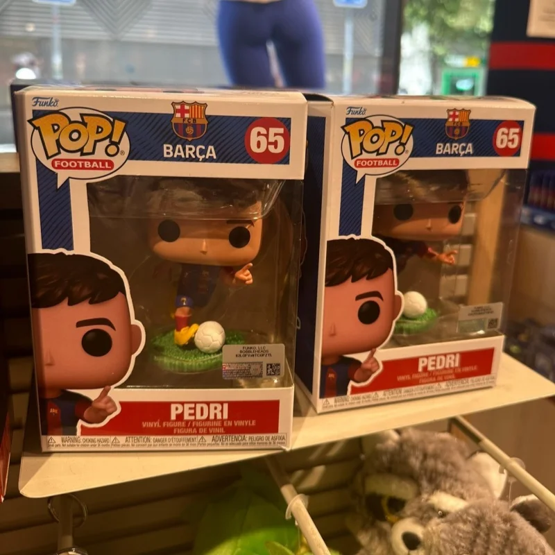 Funko Barcelona serie figura de acción de Anime Ter Stegen Raphinha Gavi Pedri Xavi Q versión Global limitada estatua muñecas modelo Juguetes