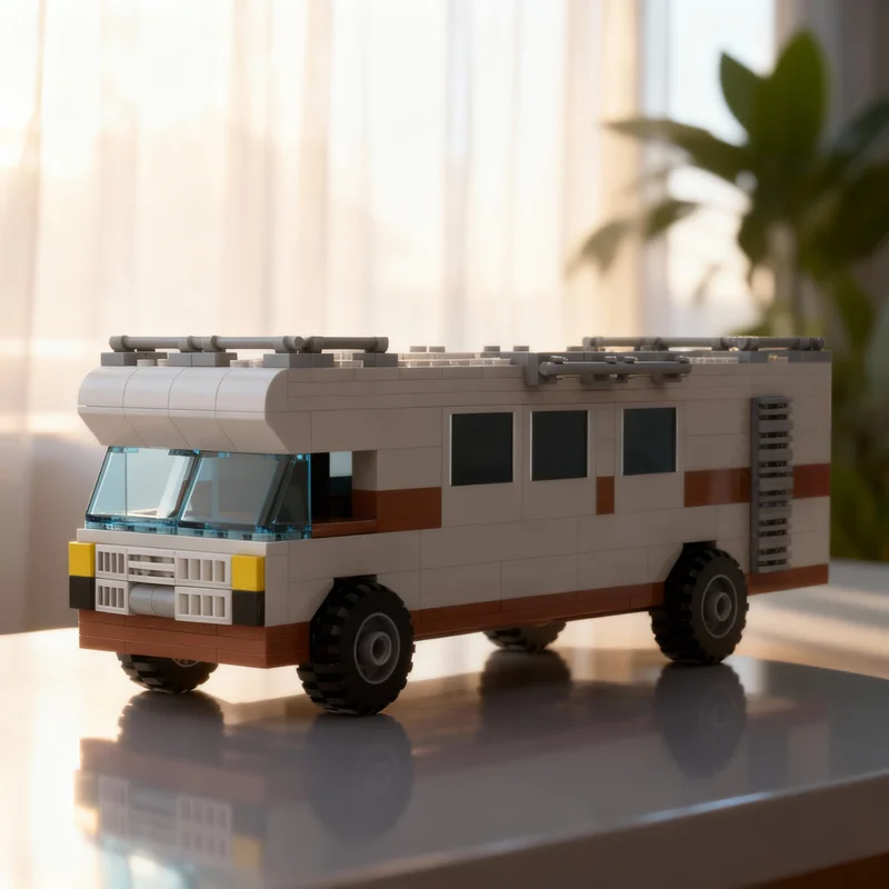 

312pcs MOC RV There Yet The City Champions Model Building Blocks Construction Toy DIY Education Brick Idea Christmas Gifts Kids