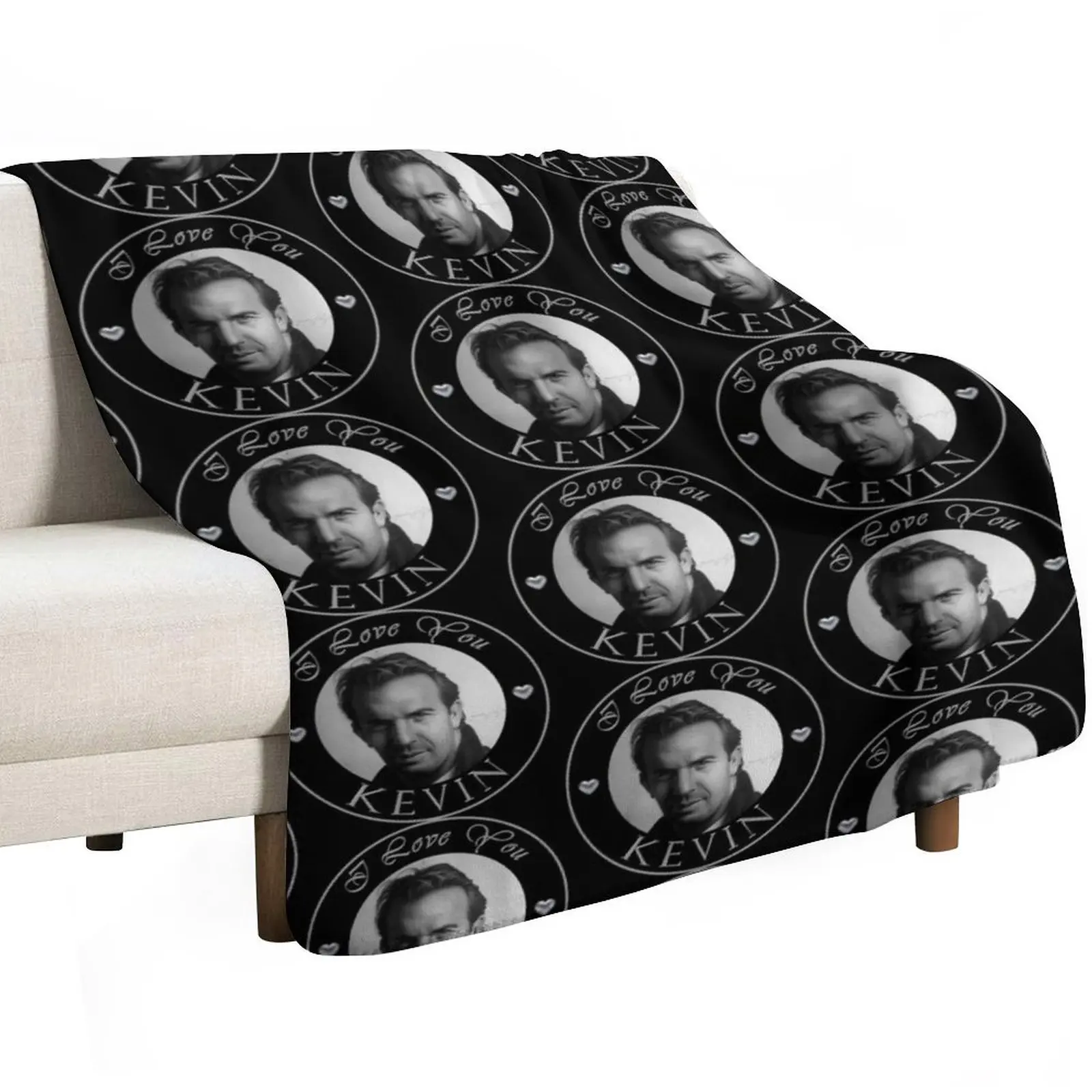 I LOVE YOU KEVIN Throw Blanket Kid'S christmas gifts Beautifuls Bed linens Beach Hair Blankets