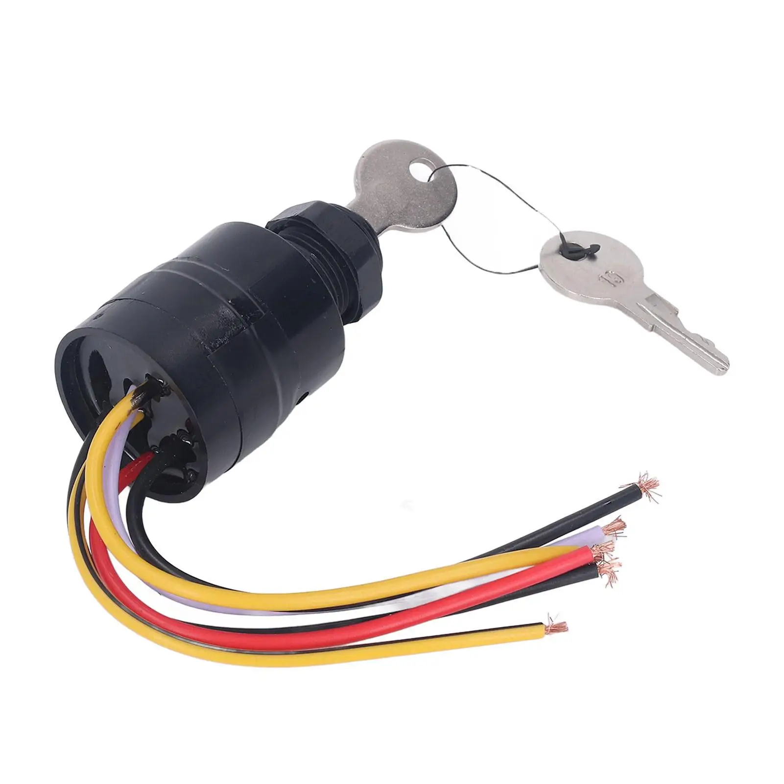 

12V Push To Choke Ignition Key Switch - 3 Position for engine Control, Easy Installation, Durable & Reliable