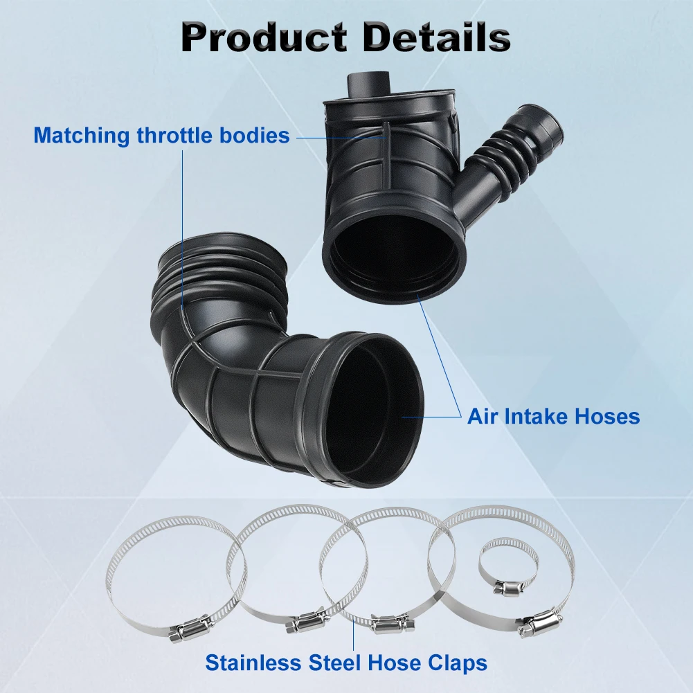 Intake Hose Tube For BMW E46 L6 2.2L E36 Z3 L6 2.8L Replacement for 13541435627 13541705209 696-059 696-061