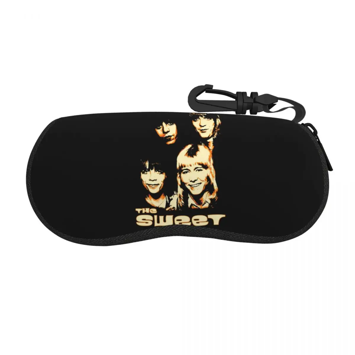 

Abba Death Metal Band Shell Glasses Case Protector Sunglasses Box Women Men Soft Eyeglasses Bag Pouch