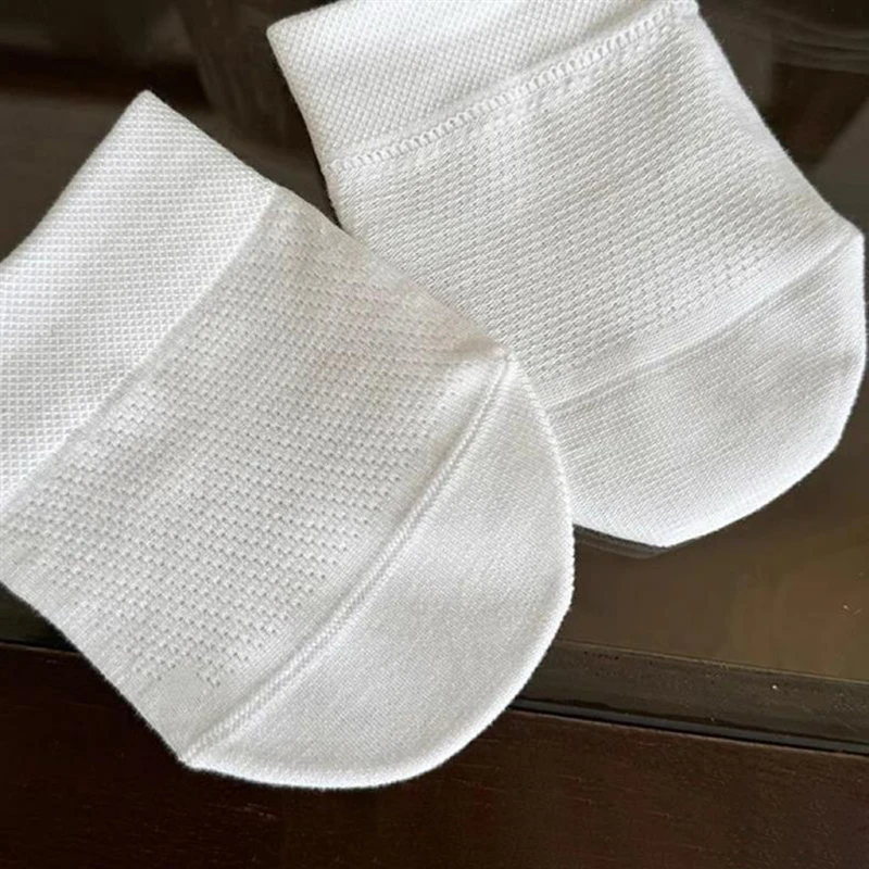 1/5 Paar Sommer-Dünnschaftsocken für Damen, Unsichtbare Rutschfeste Atmungsaktive Komfortable Halbsocken mit Netzstoff – Detail 5