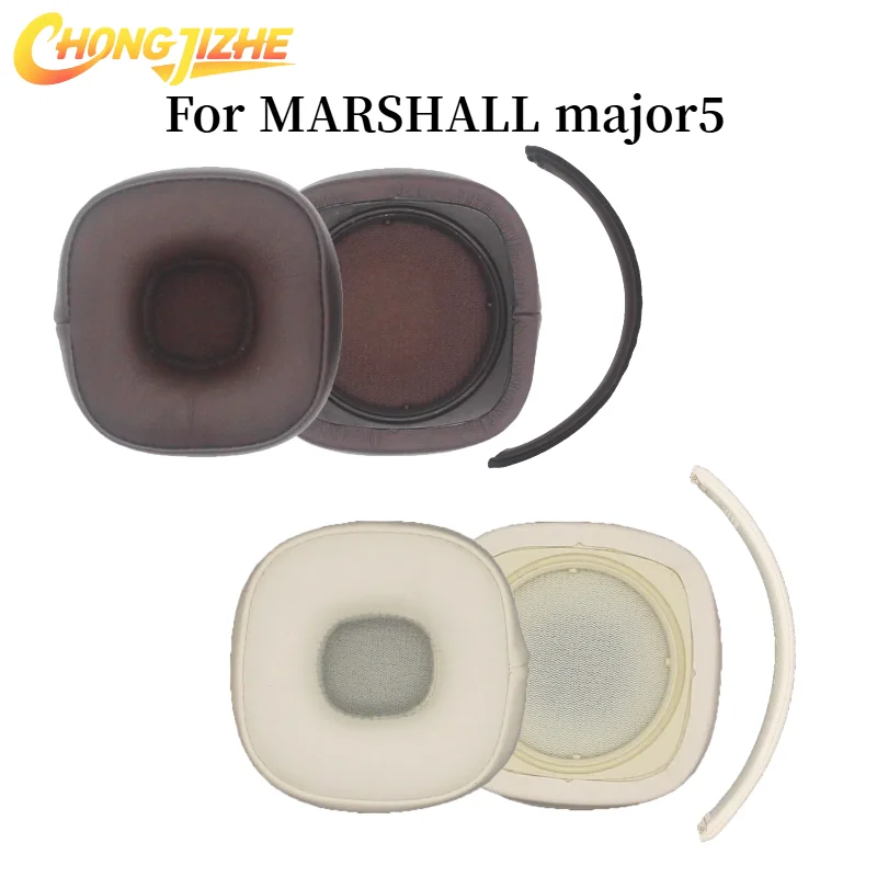 

CHONGJIZHE Replacement Earpads Memory Foam Ear Cushion Cover /head beam pad For MARSHALL major5 Gaming Headset Earmuffs Ear Pads