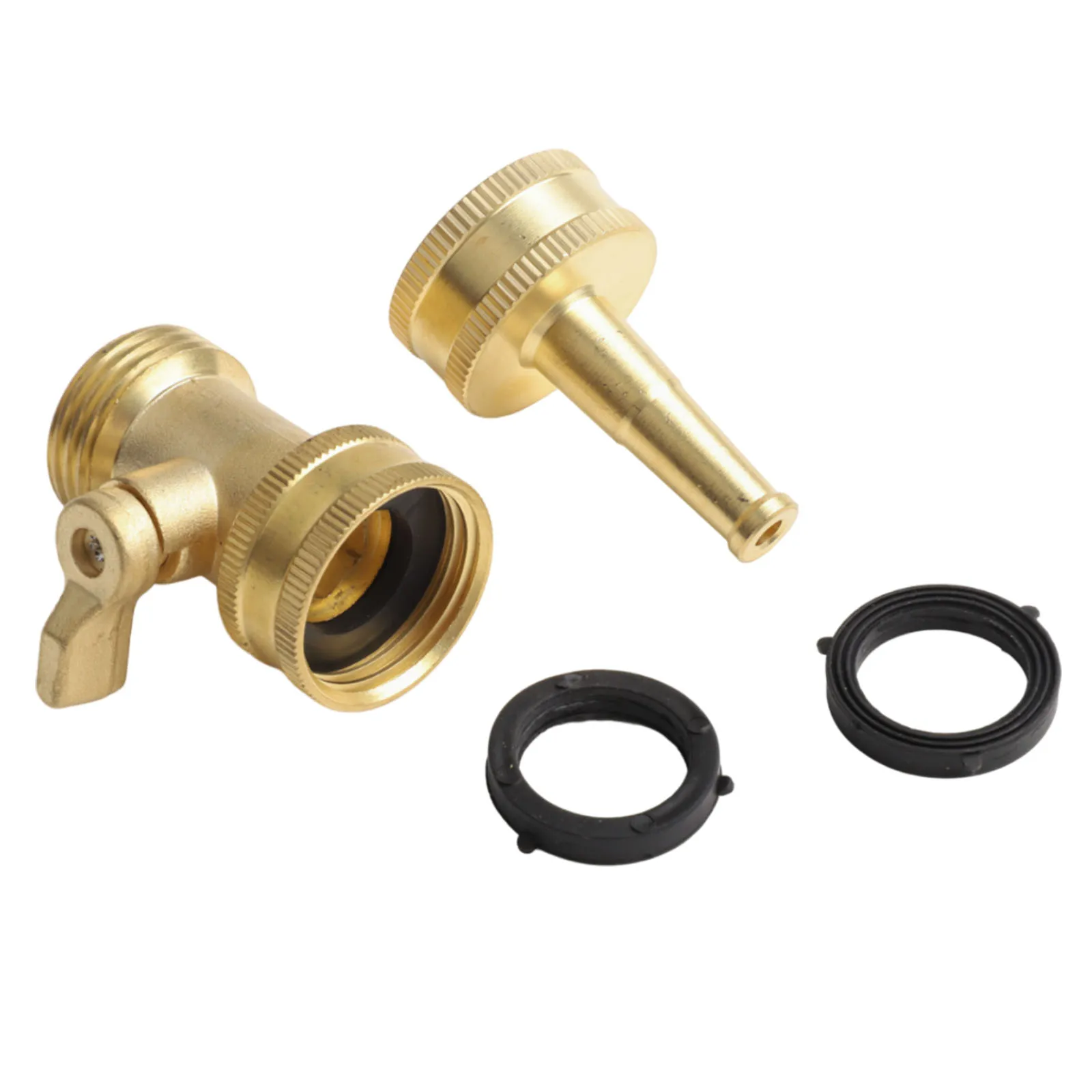 Brass Jet for sweeper Nozzle and 3/4 Inch Brass Hose Valve Combination for Effective Water Direction and Flow Adjustment