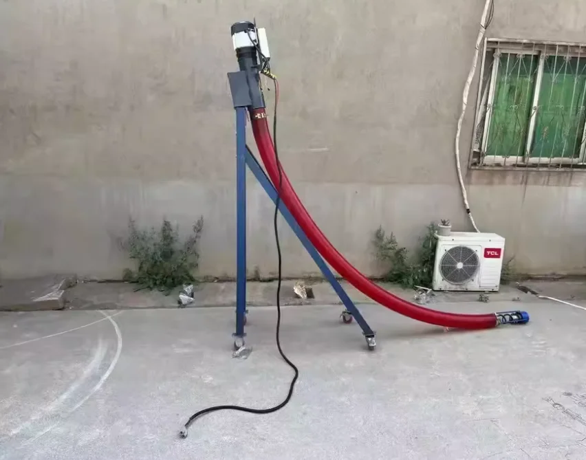 

Mini Grain Handling System | Flexible Hose Conveyor for Small Farms​