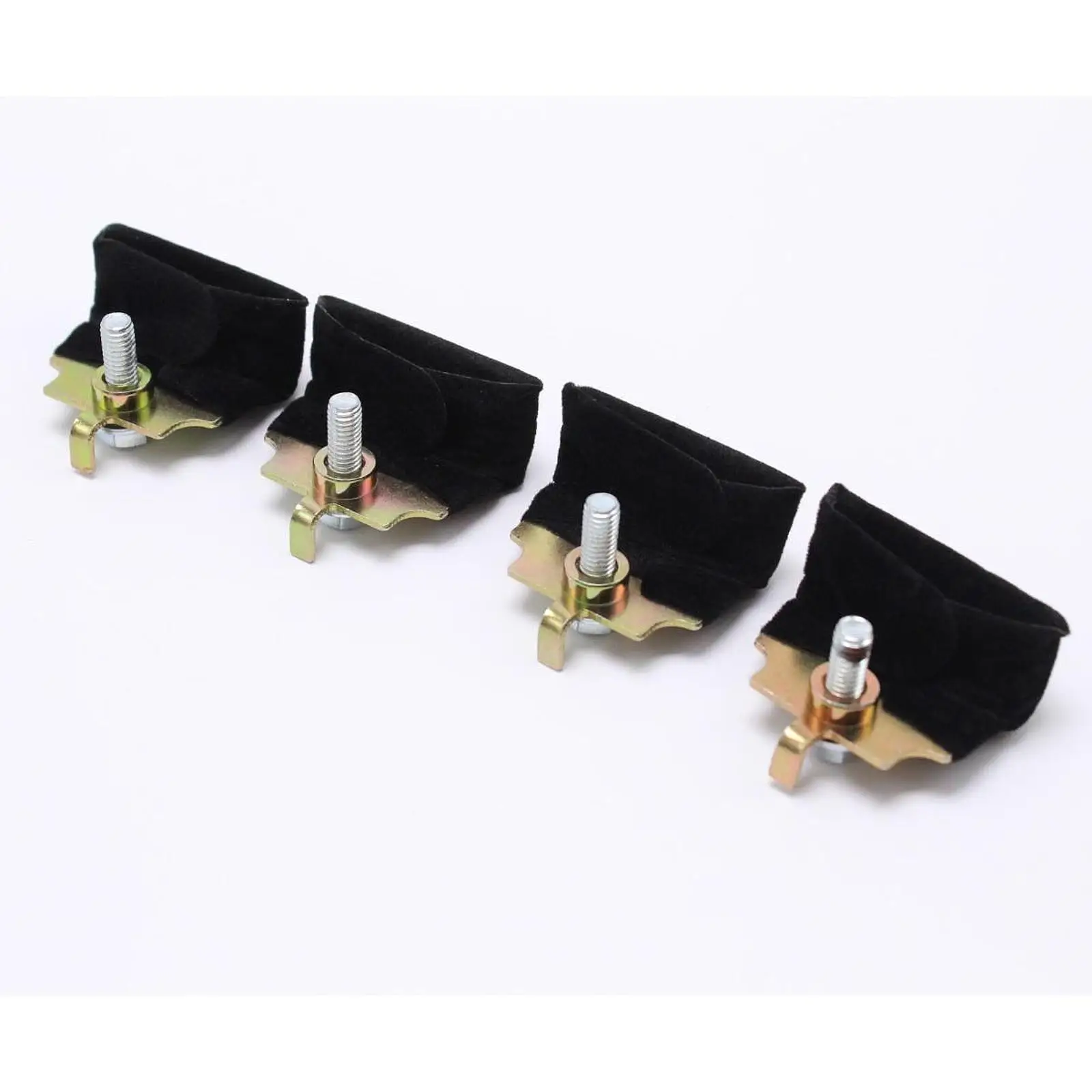 Door Glass Window Cushion Easy Installation Metal Pads Kit Stabilizer Bracket for Corvette 1969 to 1996