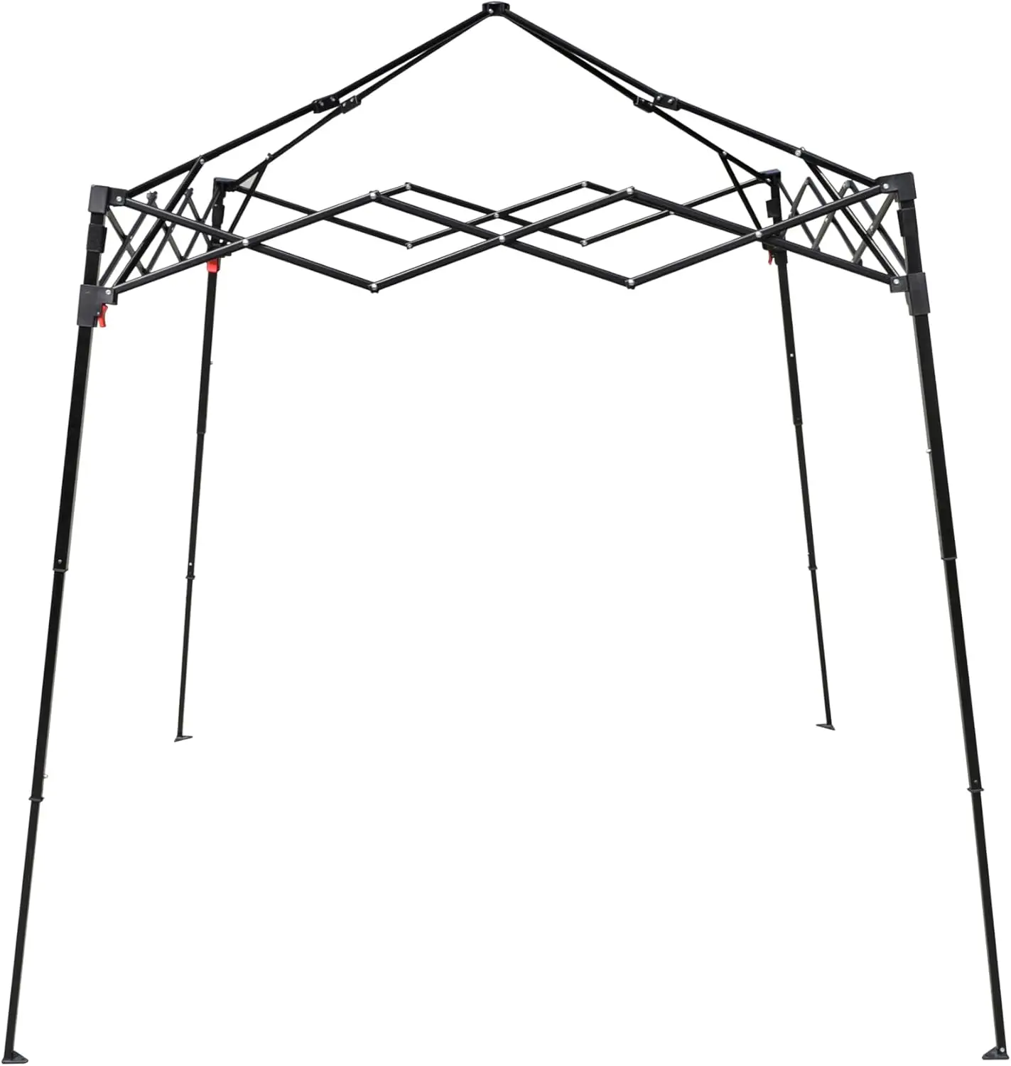 5'X5' Folding Canopy - Commercial-Grade Instant Shelter with Carry Bag, Tent Stakes and Frame… (Blue)