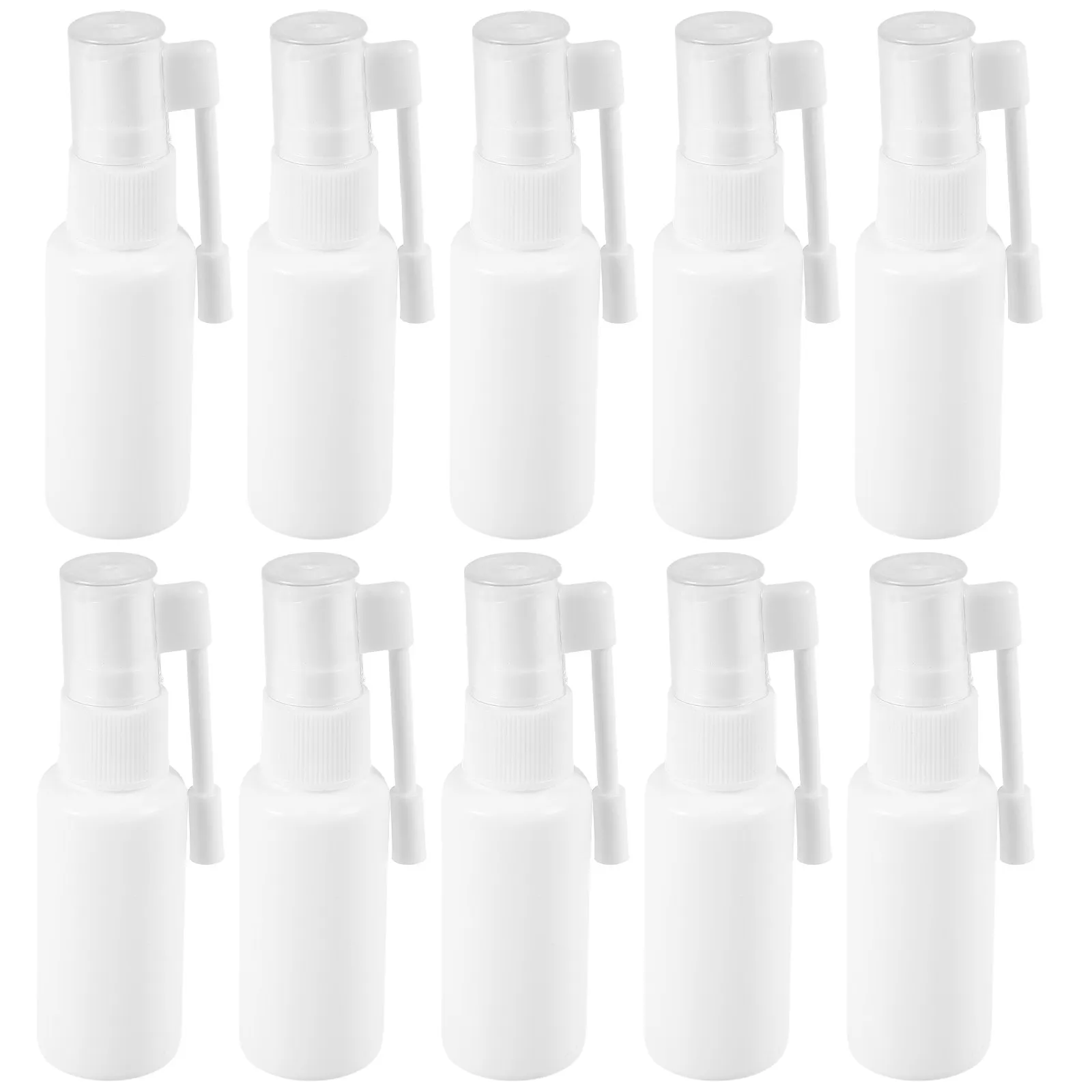 

10Pcs Nasal Spray Bottle Long Nozzle Swivel Mist Sprayer Refillable Empty Container for Nasal Cleaning Deep Irrigation and Oral