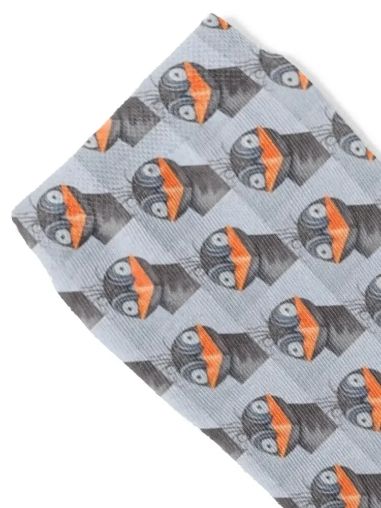 Kai - The Crested Auklet Socks floor gifts halloween Socks For Women Men's