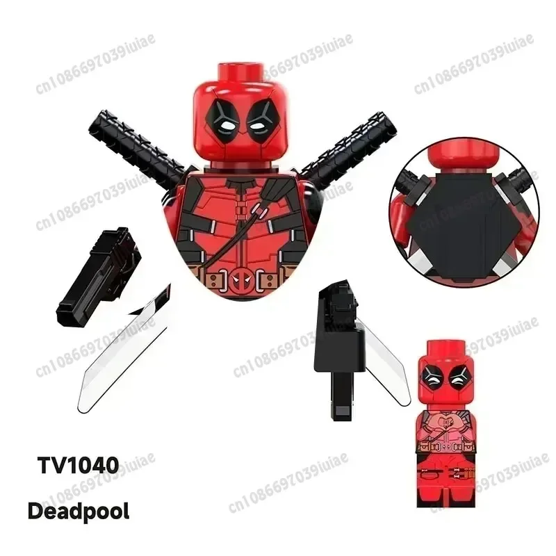 BEAST KINGDOM Spider-Man Iron Man Captain America Loki Bricks Cartoon Character building block Birthday Present TV6205 TV6206 - view 2