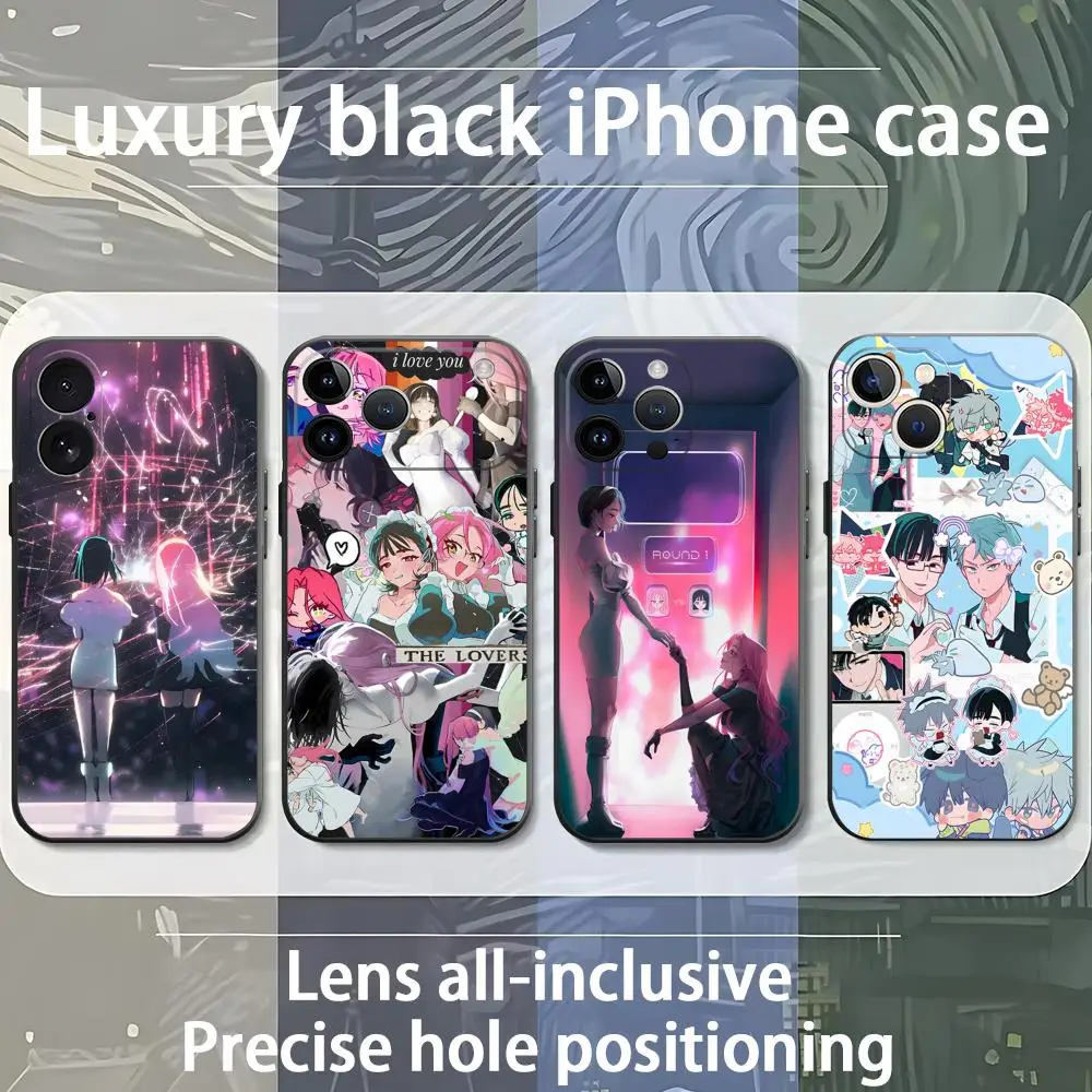 Чехол для телефона с изображением аниме-инопланетянина для iPhone 17, 16, e 15, 14, 13, 12, 11, XS XR Plus Mini Pro Max, мягкий черный противоударный чехол Чехол для телефона с изображением аниме-инопланетянина для iPhone 17, 16, e 15, 14, 13, 12, 11, XS XR Plus Mini Pro Max, мягкий черный противоударный чехол