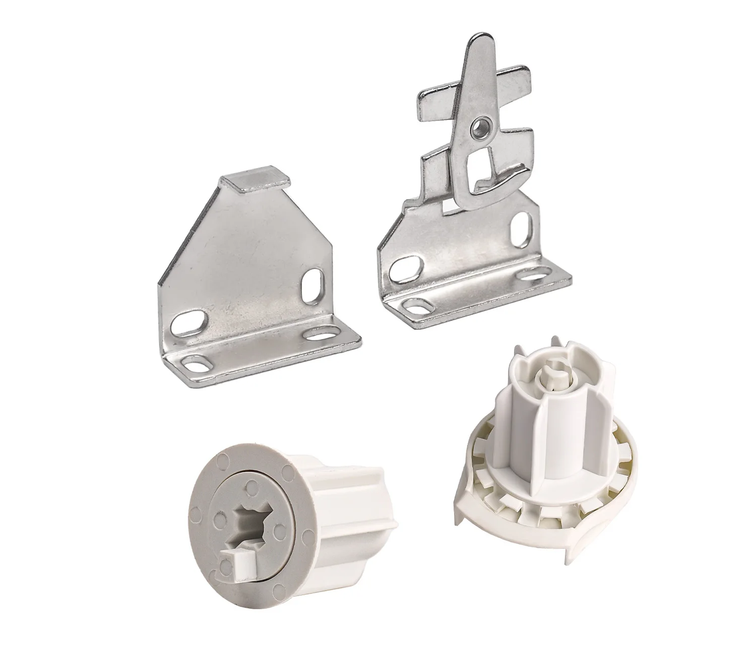 

Roller Blinds Replacement Parts Kit for 1.5"(38mm) Tube, Roller Shade Fitting with R8 Clutch, MetalBracket and Pin Plug