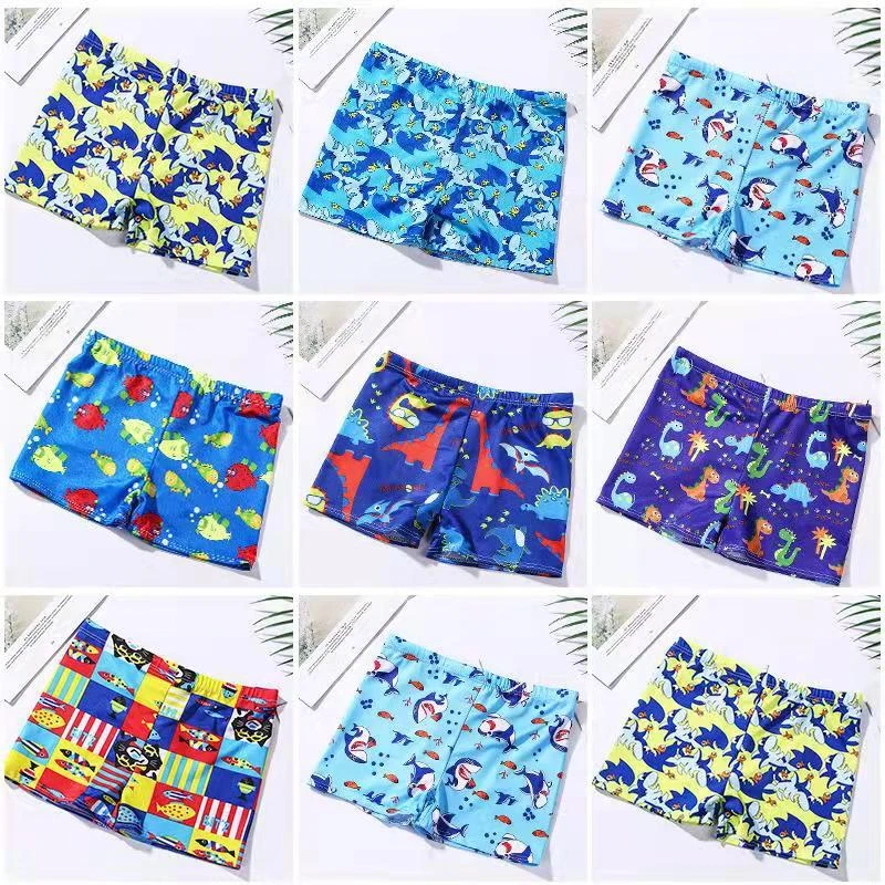 Pantalones cortos y bañadores para niños, traje de baño de playa, dibujos animados, se envía al azar, diferentes estilos