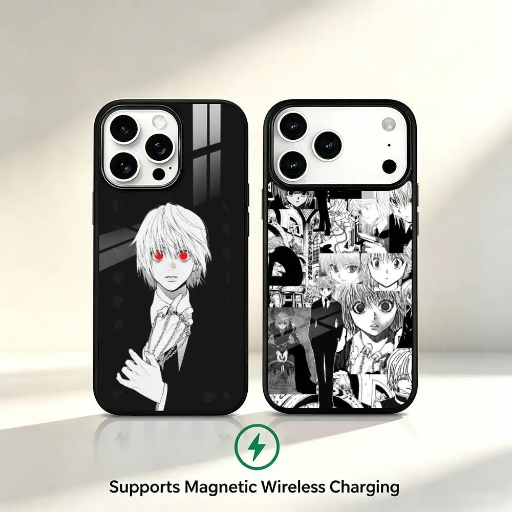 Kurapika Hunter x Hunter Phone Case For iPhone17,16,15,14,13,12,11 Plus,Pro Supports Magnetic Wireless Charging