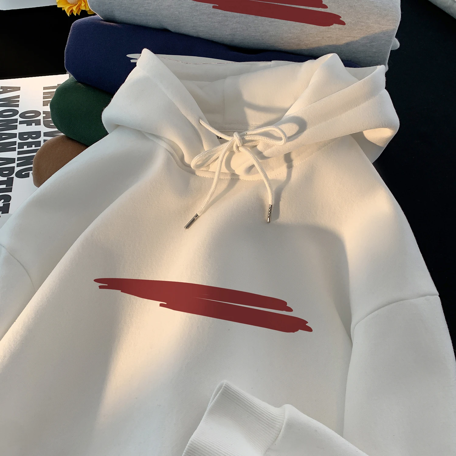 

Мужская толстовка с капюшоном, весенне-осенняя, утепленная, в американском стиле, оверсайз, для подростков и молодежи, повседневная одежда