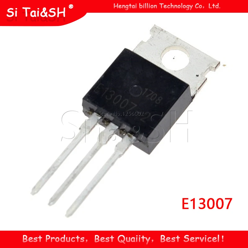 10 unids/lote nuevo Transistor E13007 E13007-2 MJE13007 e13007 J13007 sistema de datos triodo