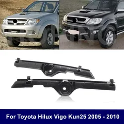 1 Pair Front Bumper Carrier Bracket For toyota Hilux Vigo Kun25 2005 ~ 2010 Front Bumper Side Bracket Support