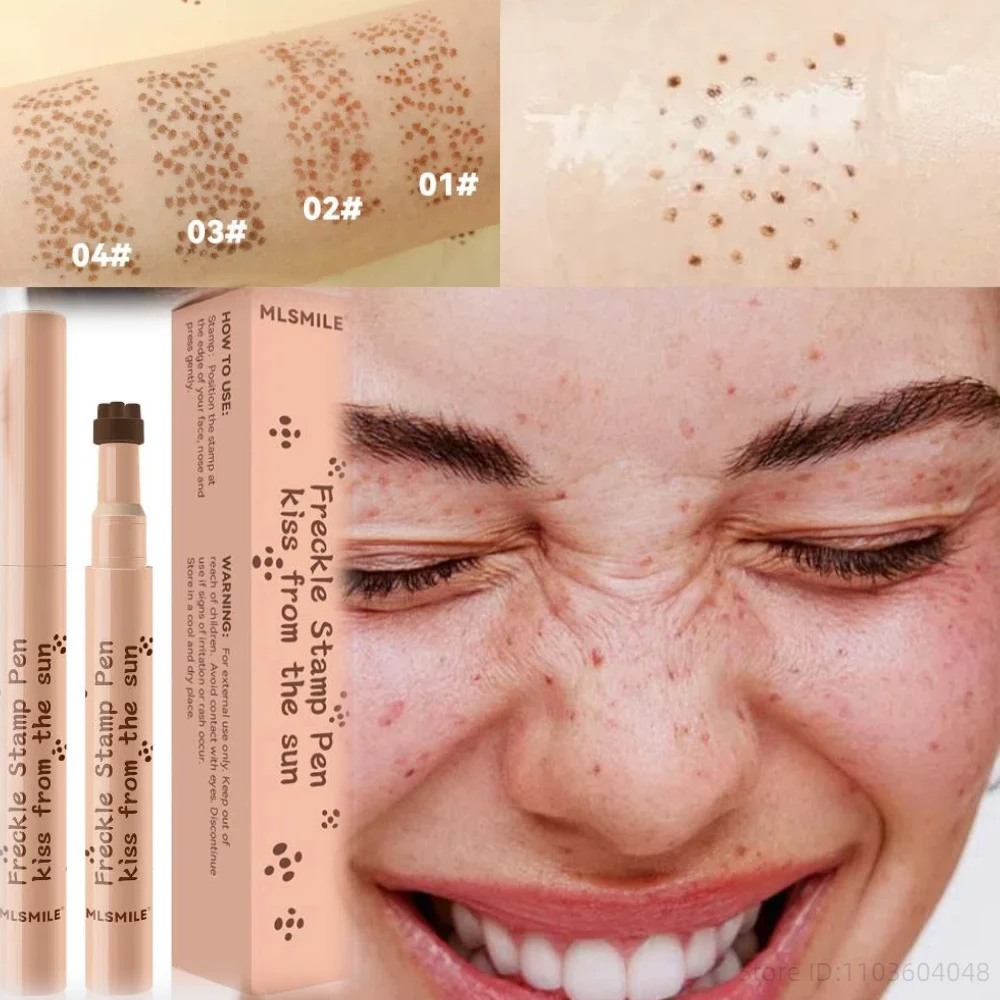 Painting Freckles Stamp Lifelike Fake Freckles Pen Liquid Freckle Stamp Dot Spot Pen Quick Dry Long Lasting Makeup Cosmetics