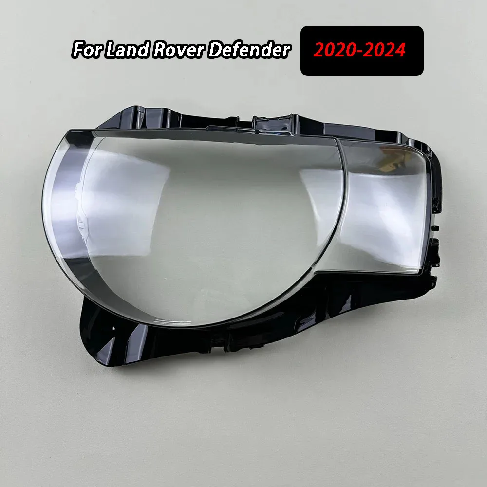 For Land Rover Defender 2020-2024 Lamp Cover Headlamp Shell Transparent Lampshade Headlight Shade Lens Plexiglass