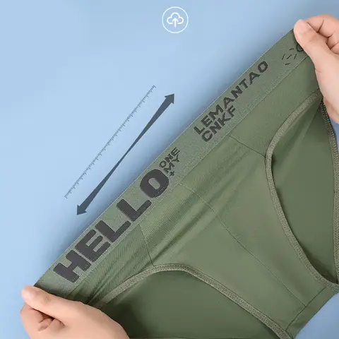 1pcs 남자의 섹시한 팬티 학생 패션 속옷 남자 팬티 통기성 탄성 대형 남성 속옷