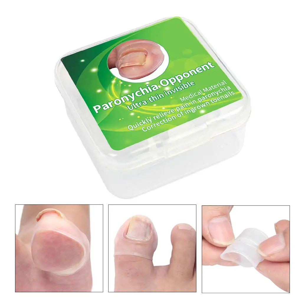 Toe Nail Correction Foot Care Corrector Sleeves Paronychia Treatment Tool