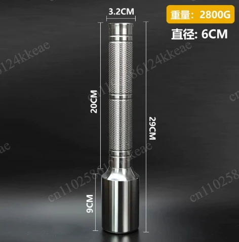 Wrist strength single head dumbbell stainless steel hammer bell men's skill improvement comprehensive training