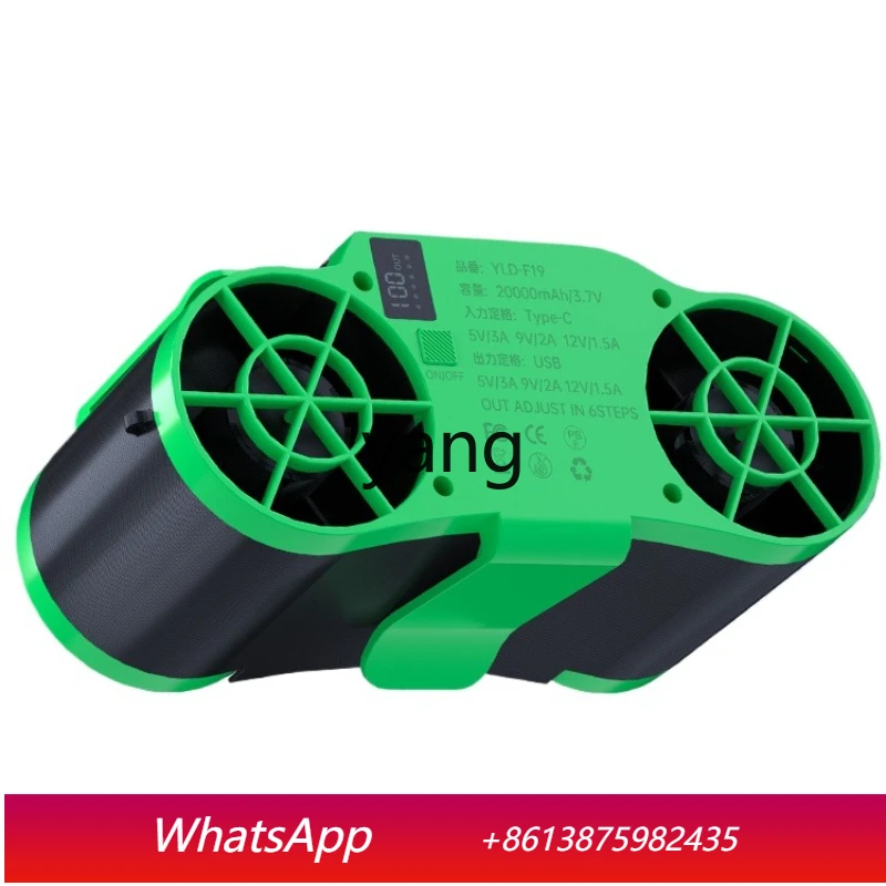 

ClX high-power waist hanging electric fan can be carried with you, farmers, construction site work fan