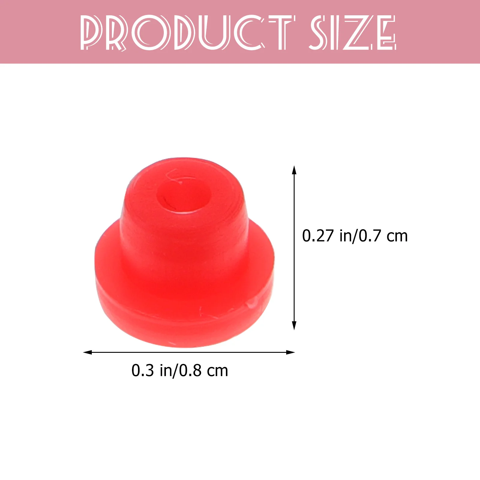 

100Pcs Silicone Grommets Pin Cushions Reduce Vibration Friction Stabilize Needles Mixed Color Pin Cushion Silicone Grommet