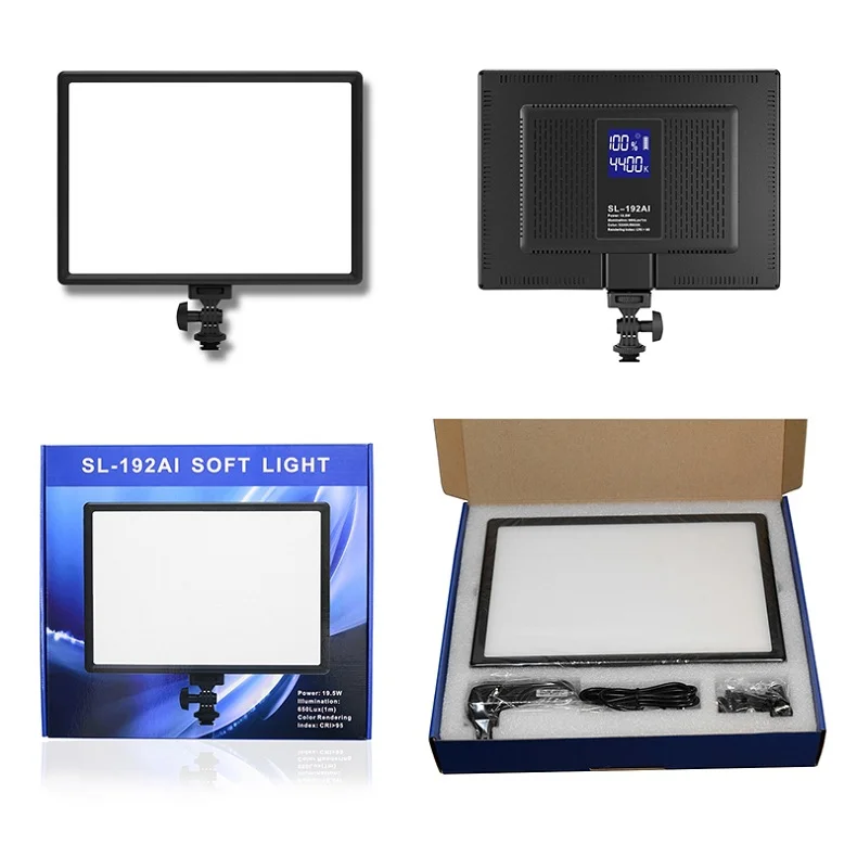 Fill light phone  LED Light Video Rig Led Lamp Video Recording 19.5w inside rechargeable battery 3200k / 5600k lighting