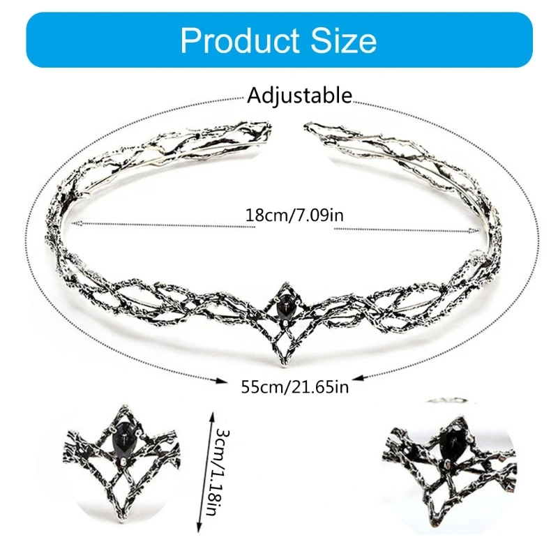 Stylish Diamonds Studded Crowns for Party Supplies and Stage Performances