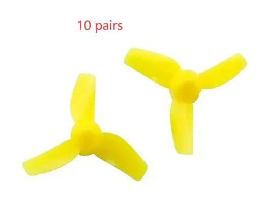 10 pairs 31mm 3-Blade 0.8mm shaft Propeller for Kingkong/LDARC Tiny 6 6X Whoop Eachine E010 E010C E010S Blade Inductrix RC drone