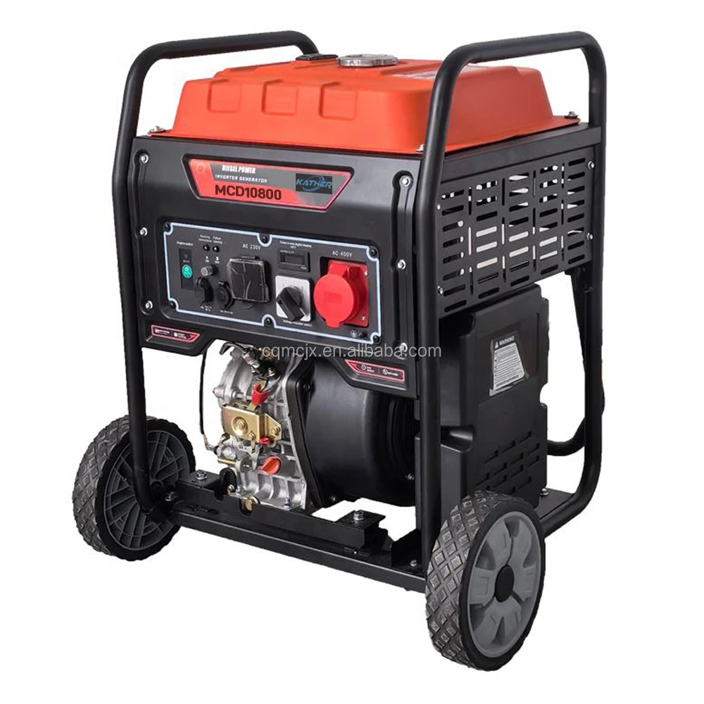 محرك ديزل 8000 وات Vfg 230 فولت/400 فولت 8kva إطار مفتوح مولد عاكس ديزل محمول بناء مصدر إمداد بالطاقة الطبية في حالات الطوارئ #2