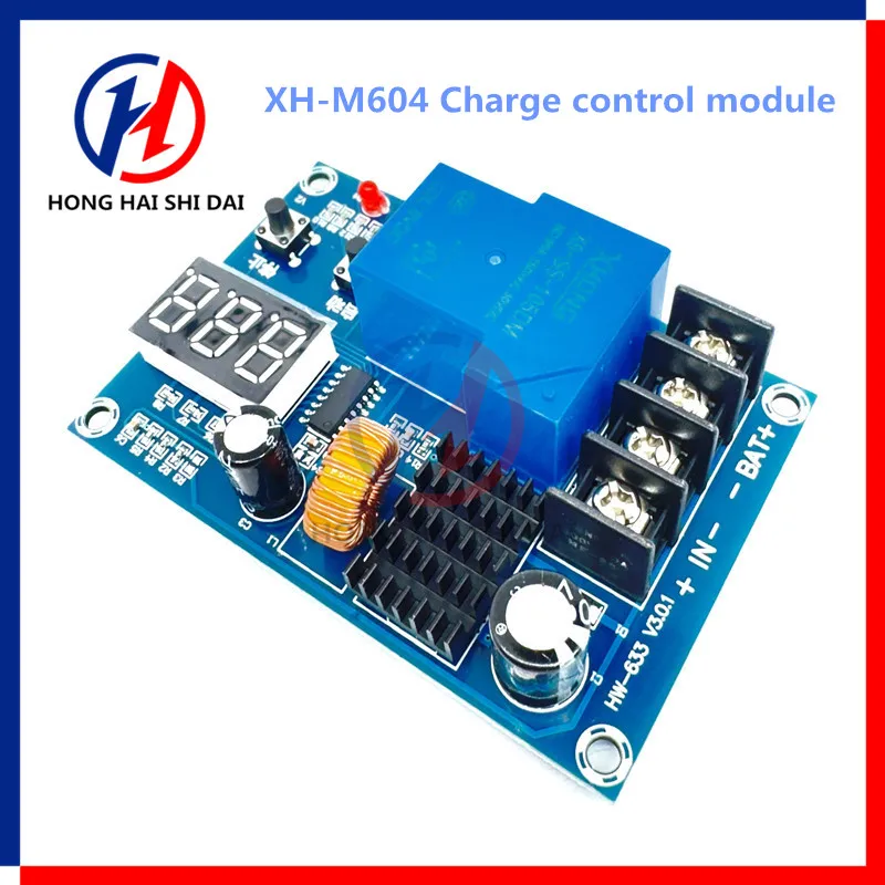 XH-M604 Battery Charger Control Module DC 6-60V Storage Lithium Battery Charging Control Switch Protection Board