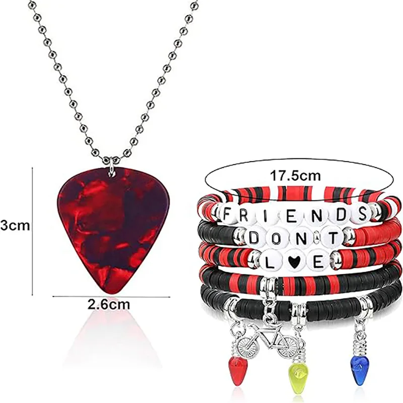 Yellow peach series, best friend don't lie bracelet, strange thing necklace set, friendship gift, fans support the surrounding