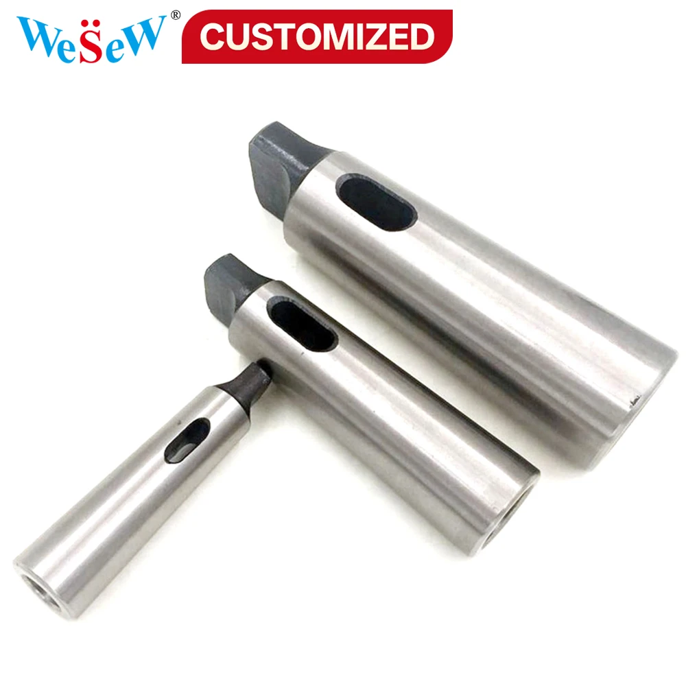 Custom CNC Machined Parts Stainless Steel Turning Milling High-Precision Morse Taper Sleeves and Helical Screws