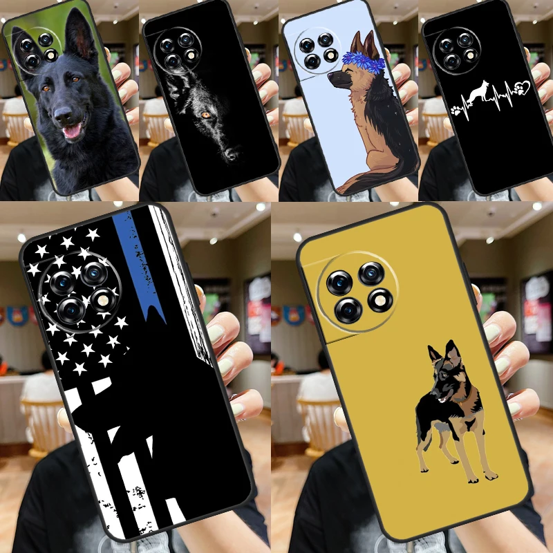 German Shepherd Dog Case For OnePlus 11 12 8 9 10 Pro 10R 9R 8T 10T 12R Nord N10 N20 N30 CE 4 3 2 Lite Cover