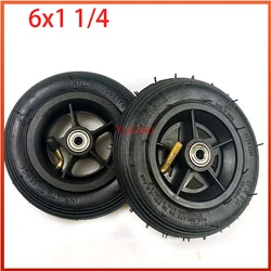 6x1 1/4 tyre 6 Inch Pneumatic Tire Motorcycle Scooter Inflation Wheel With Hub With Inner Tube Electric Scooter E-bike 150MM