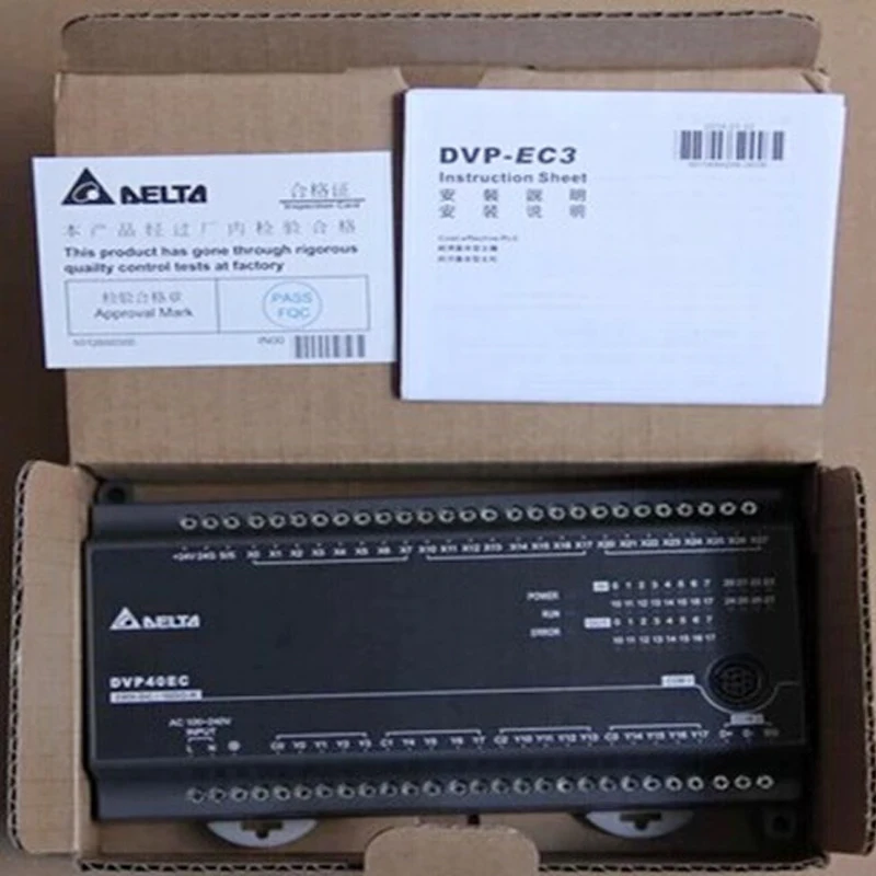 

Original Delta PLC Programmable Controller EC3 Series DVP24EC00R3 DVP24EC00T3 DVP30EC00R3 DVP30EC00T3 DVP32EC00R3 DVP32EC00T3