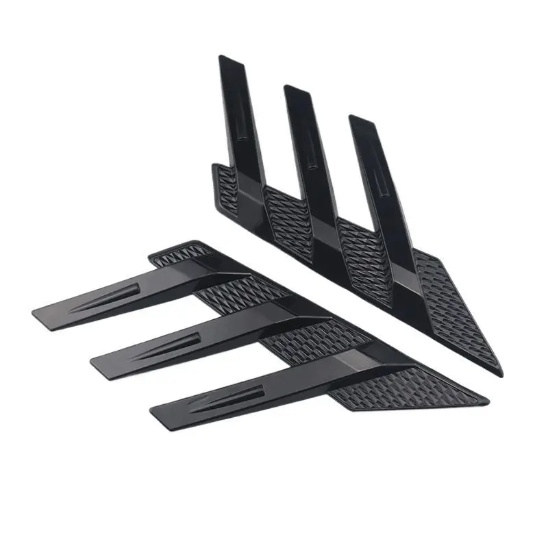 Car Rear Window Side Spoiler Diverter Triangular Shutter Decorative Side Flap Flap Trend Modification Universal Pair